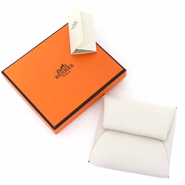 Hermes Coin Case Bastia Purse Mini Wallet Chevre Mushroom