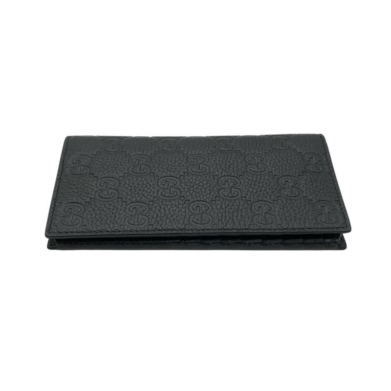 Gucci Long Wallet Fold Long Leather -2149 Black