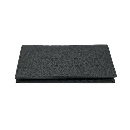 Gucci Long Wallet Fold Long Leather -2149 Black