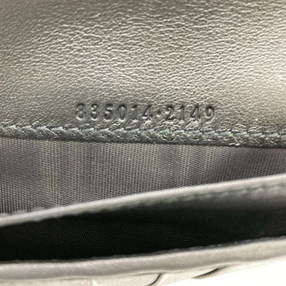 Gucci Long Wallet Fold Long Leather -2149 Black