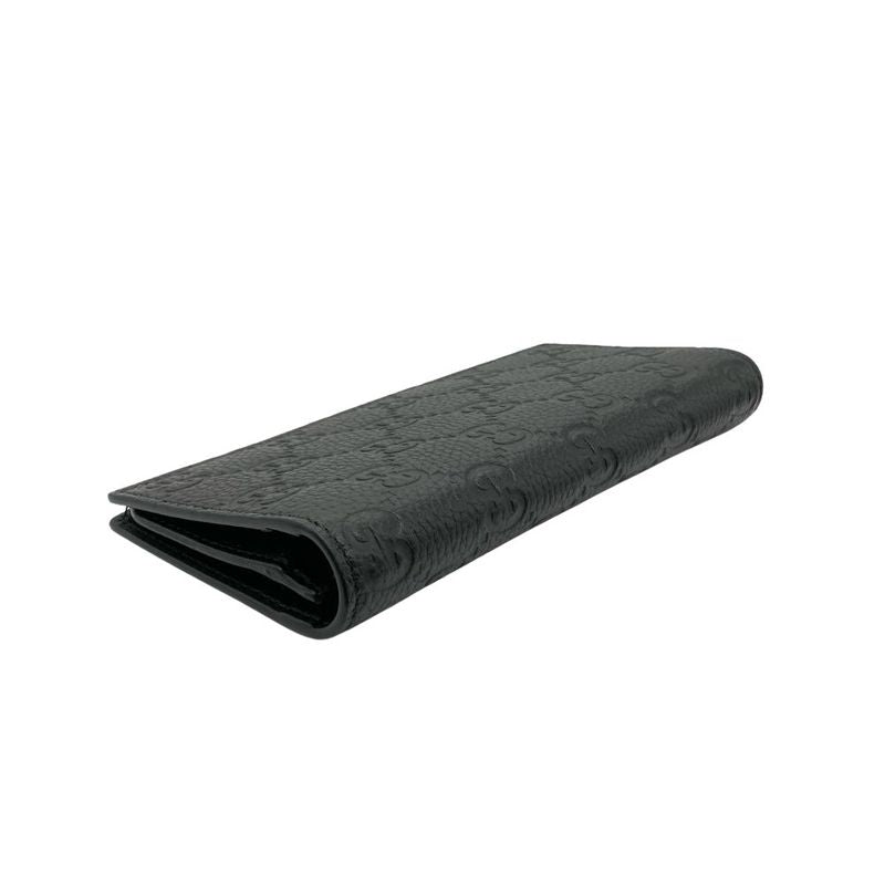 Gucci Long Wallet Fold Long Leather -2149 Black
