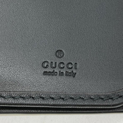 Gucci Long Wallet Fold Long Leather -2149 Black
