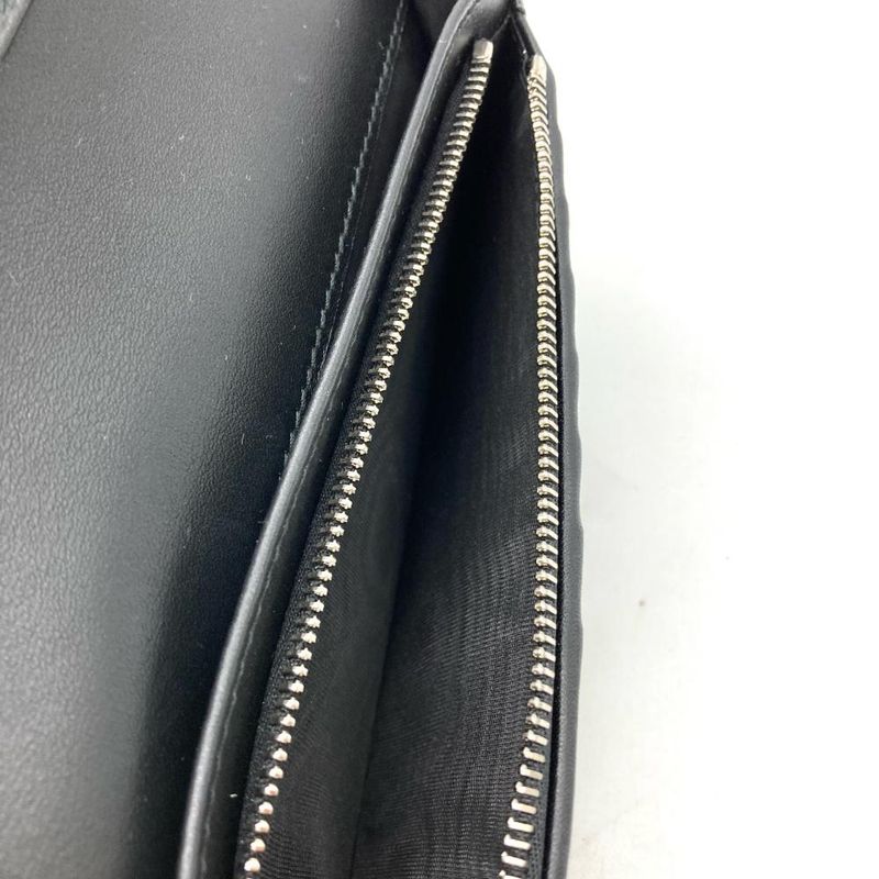Gucci Long Wallet Fold Long Leather -2149 Black