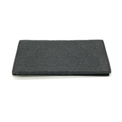 Gucci Long Wallet Fold Long Leather -2149 Black