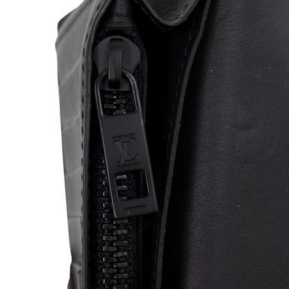 Louis Vuitton Portefeuille Brazza NM LV Aerogram Leather Black IC Tag M69980