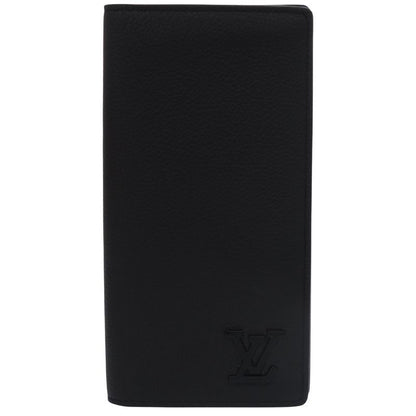 Louis Vuitton Portefeuille Brazza NM LV Aerogram Leather Black IC Tag M69980
