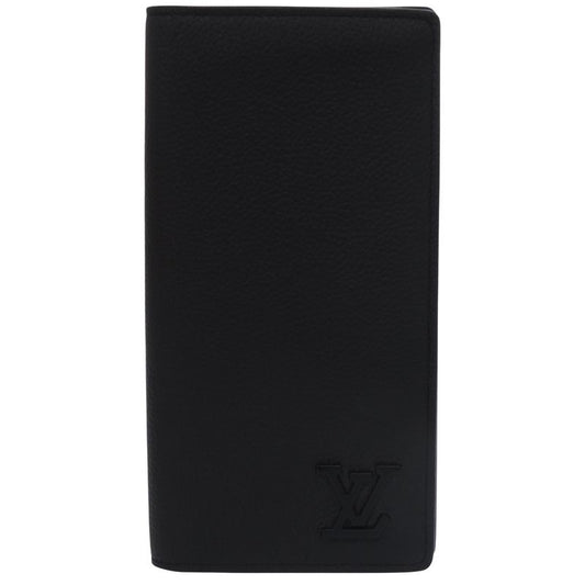 Louis Vuitton Portefeuille Brazza NM LV Aerogram Leather Black IC Tag M69980