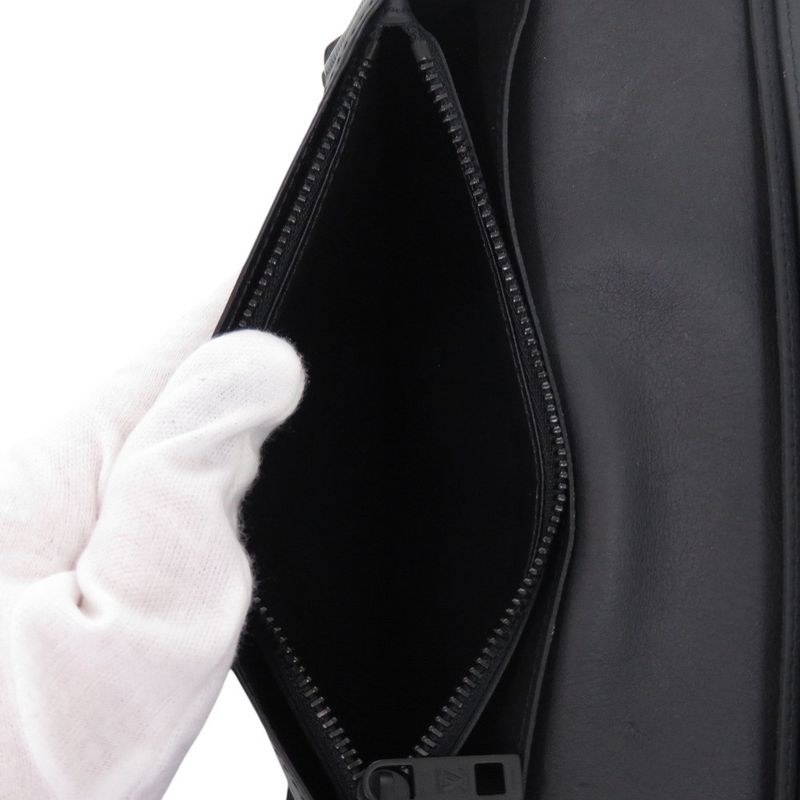 Louis Vuitton Portefeuille Brazza NM LV Aerogram Leather Black IC Tag M69980