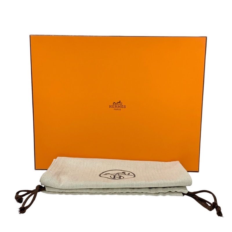 Hermes Tipori Sandals Shoes Leather White Black Kelly Hardware Wedge Sole