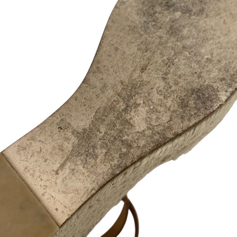 Hermes Tipori Sandals Shoes Leather White Black Kelly Hardware Wedge Sole