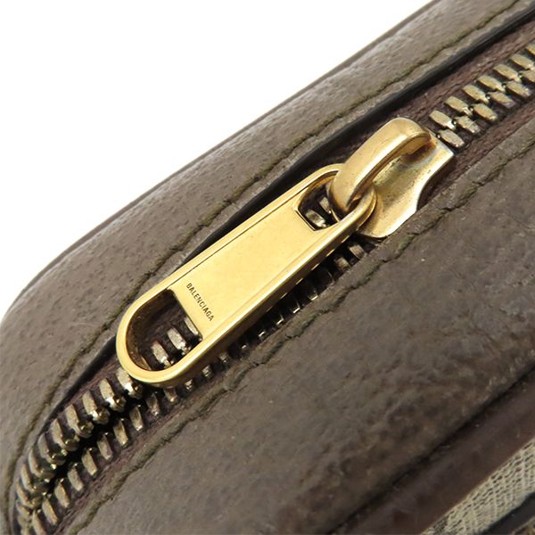 Balenciaga Shoulder Bag Gucci X Balenciaga Hacker Project Canvas Leather Brown