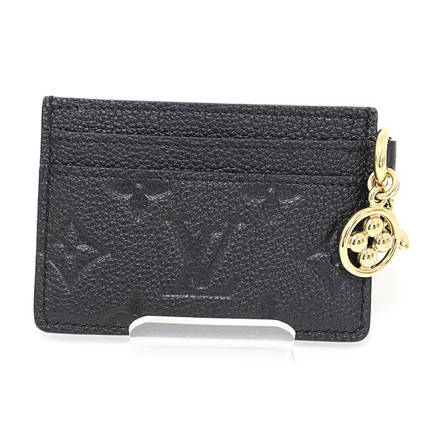 Louis Vuitton Card Holderlv Charm Monogramempreinte Noir Black