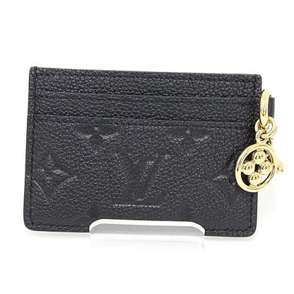 Louis Vuitton Card Holderlv Charm Monogramempreinte Noir Black