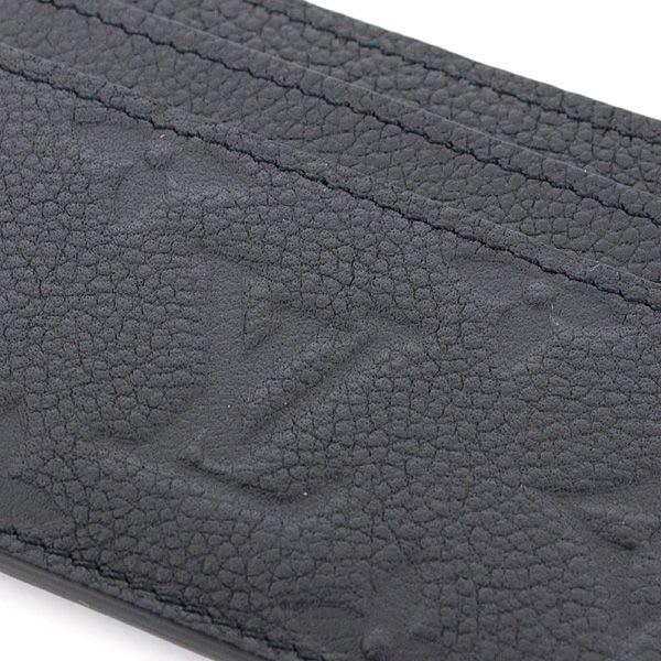 Louis Vuitton Card Holderlv Charm Monogramempreinte Noir Black