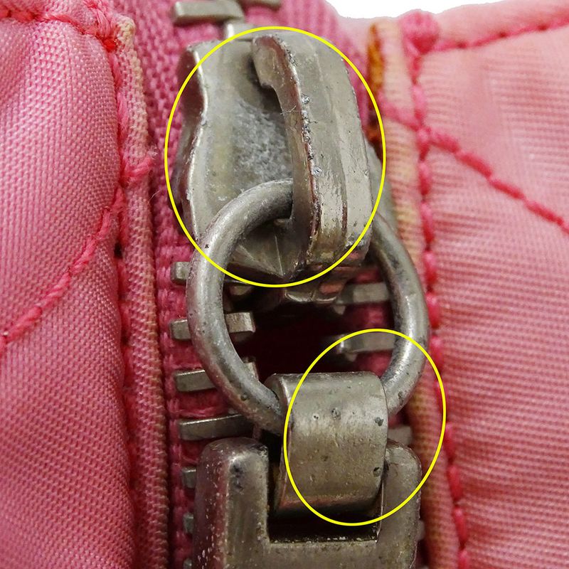 Prada Bag Women's Brand Tote Nylon Pink Handbag Chain Tote Quilted Fancy