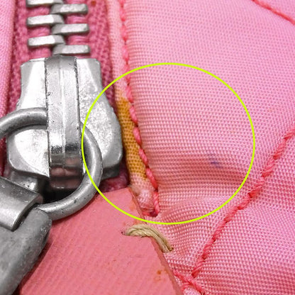 Prada Bag Women's Brand Tote Nylon Pink Handbag Chain Tote Quilted Fancy