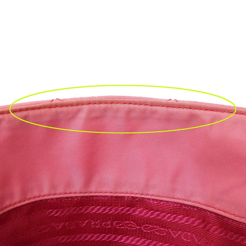 Prada Bag Women's Brand Tote Nylon Pink Handbag Chain Tote Quilted Fancy