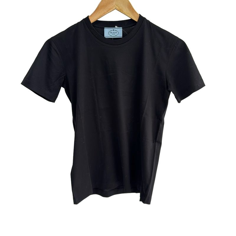 Prada Short Sleeve T-Shirt Size M Women's - Black Crew Neck/2020