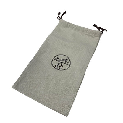 Hermes Gwen Sandals Shoes Leather Black Espadrilles Chaine D'ancre Flats