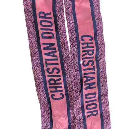 Christian DIOR Flower Scarf Neckwear / 80151 / Pink / Next Day Delivery