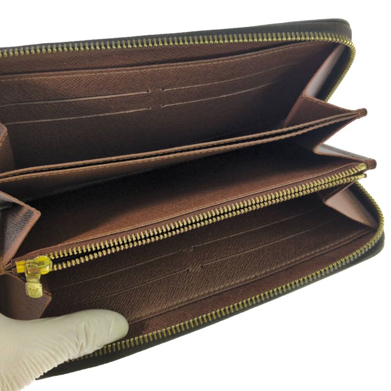 Louis Vuitton Monogram - Zippy Wallet Round Zipper Long Wallet / M42616 / Brown