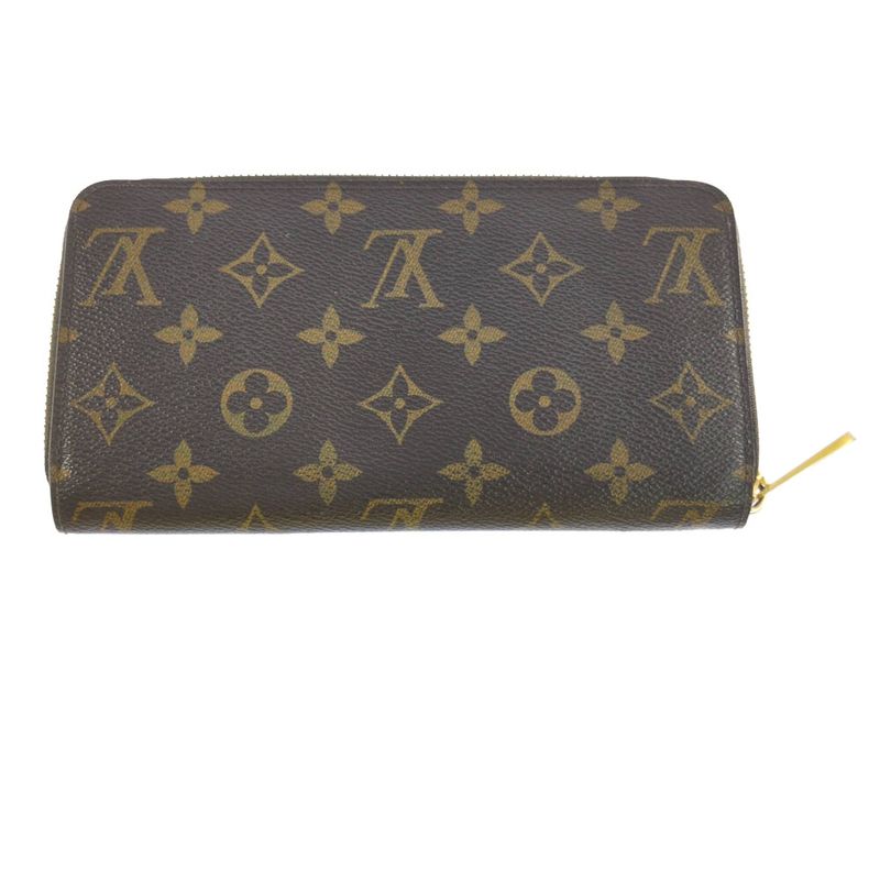 Louis Vuitton Monogram - Zippy Wallet Round Zipper Long Wallet / M42616 / Brown