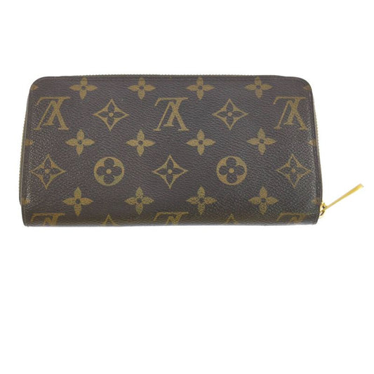 Louis Vuitton Monogram - Zippy Wallet Round Zipper Long Wallet / M42616 / Brown