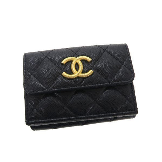 Chanel Caviar Trifold Wallet [B Grade