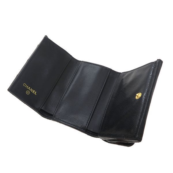 Chanel Caviar Trifold Wallet [B Grade