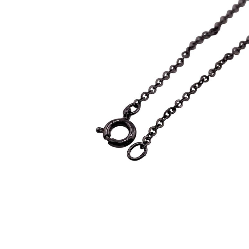 Chanel 08p Coco Mark Necklace Branded Chain Jewelry Red Ladies