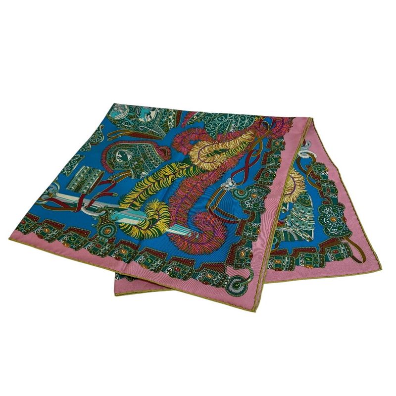 Hermes Sous le Gide de Mars Military God Mars Carré 90 Scarf Brand Cabasー