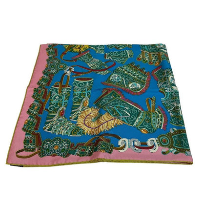 Hermes Sous le Gide de Mars Military God Mars Carré 90 Scarf Brand Cabasー