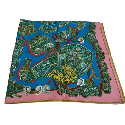 Hermes Sous le Gide de Mars Military God Mars Carré 90 Scarf Brand Cabasー