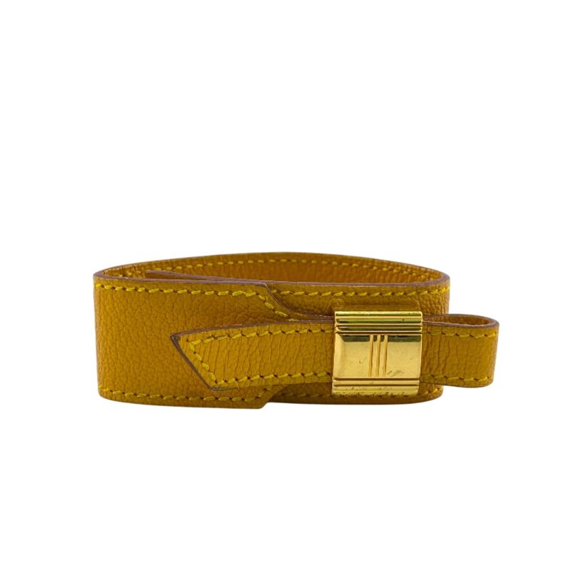 Hermes Artemis Bangle Yellow Unisex