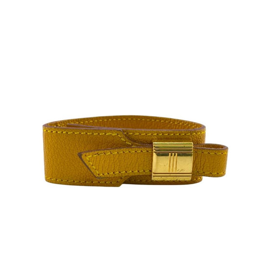 Hermes Artemis Bangle Yellow Unisex