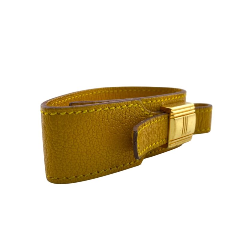 Hermes Artemis Bangle Yellow Unisex
