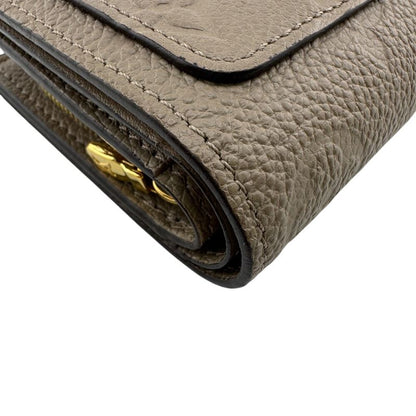 Louis Vuitton M80152 Compact Wallet Portefeuille Cles À Fold Wallet Beige Ladies