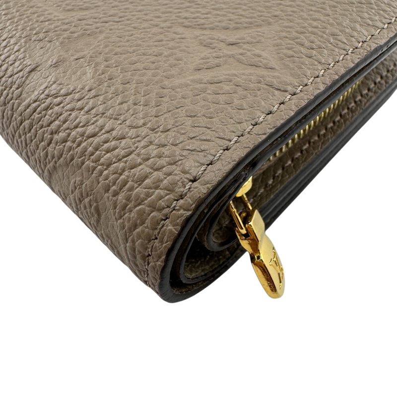 Louis Vuitton M80152 Compact Wallet Portefeuille Cles À Fold Wallet Beige Ladies