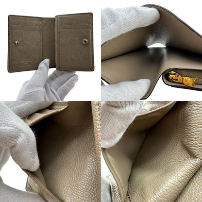 Louis Vuitton M80152 Compact Wallet Portefeuille Cles À Fold Wallet Beige Ladies