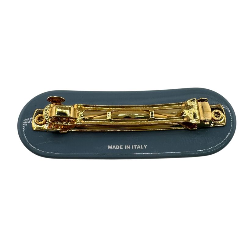 Prada 1if108 Hair Clip Hair Clip Barrette Blue Ladies