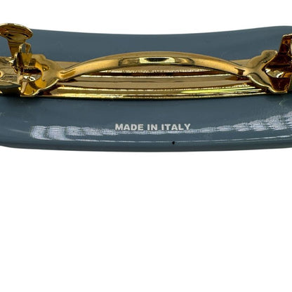 Prada 1if108 Hair Clip Hair Clip Barrette Blue Ladies