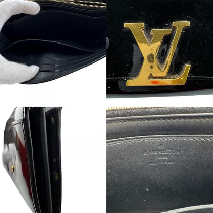 Louis Vuitton M61316 Portefeuille Louise Long Wallet Black Unisex