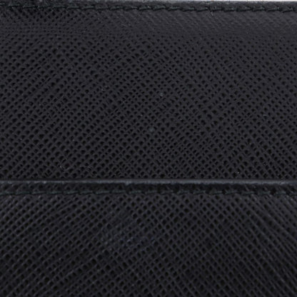 Prada Mini Shoulder Saffiano Black Unisex Shoulder Bag