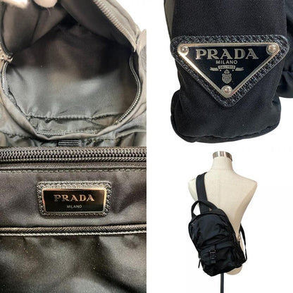 Prada 2vz013 Triangle Logo Triangle Plate One Shoulder Crossbody Shoulder Body