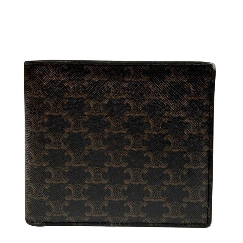 Celine Bifold Compact Wallet Triomphe Bifold Wallet Branded Coin Purse Bill