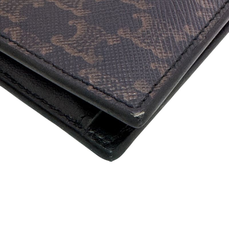 Celine Bifold Compact Wallet Triomphe Bifold Wallet Branded Coin Purse Bill