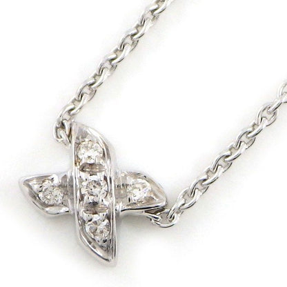 Tiffany & Co Tiffany & Co Necklace Signature X Cross Diamond 18k White Gold