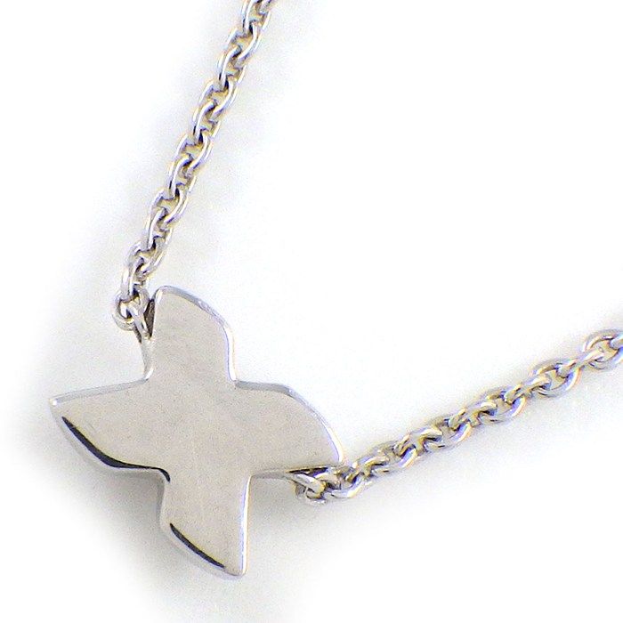 Tiffany & Co Tiffany & Co Necklace Signature X Cross Diamond 18k White Gold