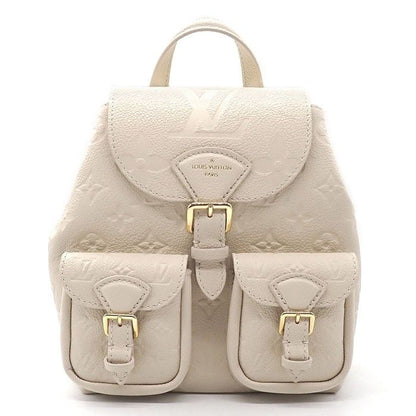 Louis Vuitton Backpack Sac Backpack M47106 Cles Monogram Empreinte Leather Gold