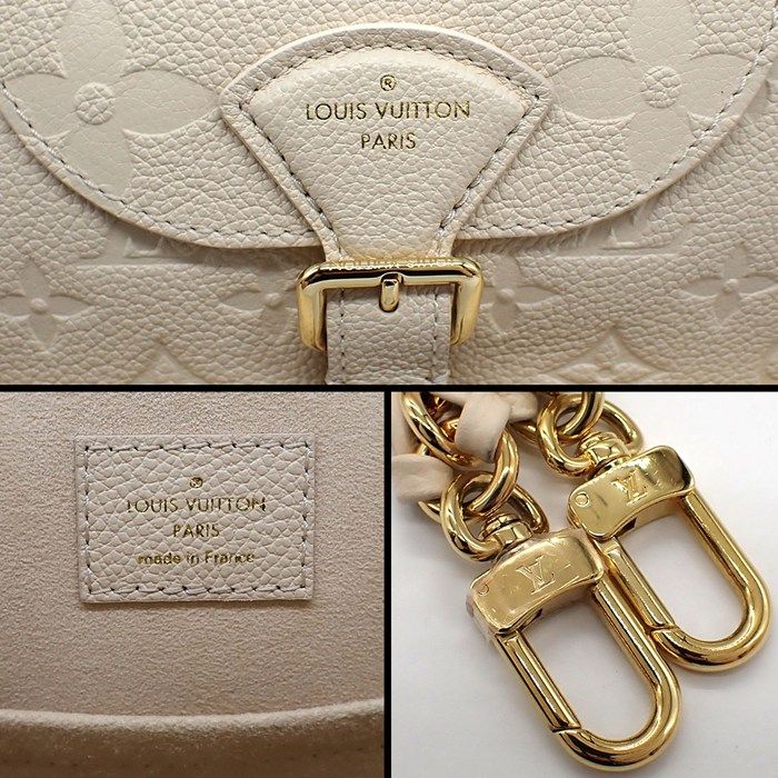 Louis Vuitton Backpack Sac Backpack M47106 Cles Monogram Empreinte Leather Gold